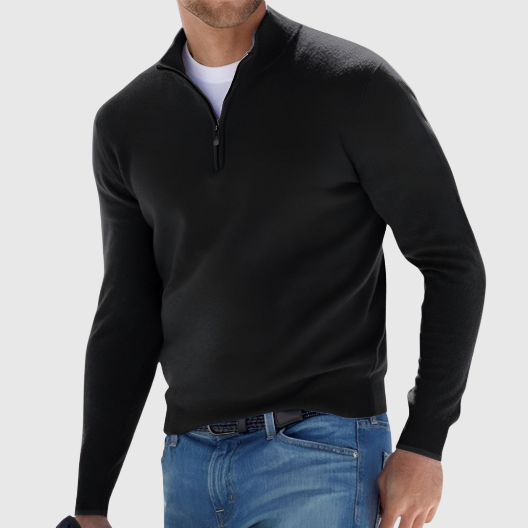 Eduardo Zip-Up Sweater