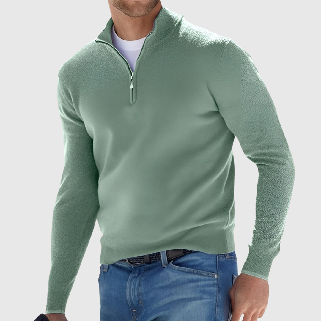 Eduardo Zip-Up Sweater