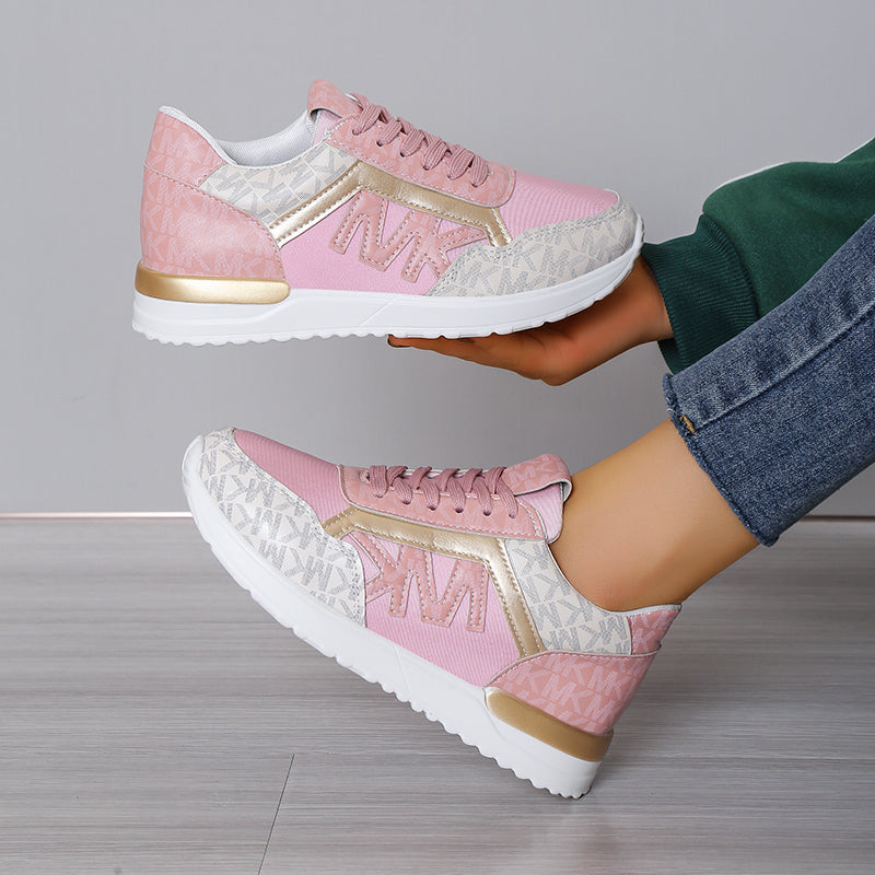 Stylish MK | Damenschuhe in pink and gold, perfect for a seasonal refresh and unmatched comfort.